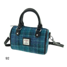 Load image into Gallery viewer, Harris Tweed Kilbride Mini Bowling Handbag with Shoulder Strap (21 Variants)