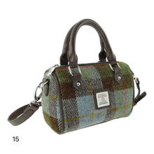 Load image into Gallery viewer, Harris Tweed Kilbride Mini Bowling Handbag with Shoulder Strap (21 Variants)
