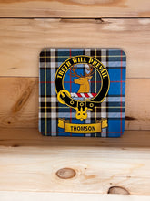 Load image into Gallery viewer, Scottish Clan Crest & Tartan Coasters