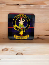 Load image into Gallery viewer, Scottish Clan Crest & Tartan Coasters