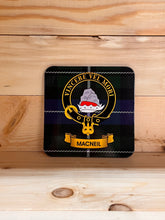 Load image into Gallery viewer, Scottish Clan Crest & Tartan Coasters