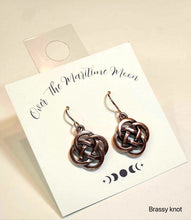 Load image into Gallery viewer, Over the Maritime Moon Earrings