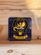 Load image into Gallery viewer, Scottish Clan Crest & Tartan Coasters