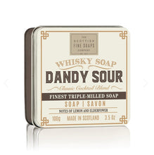 Load image into Gallery viewer, The Scottish Fine Soaps Co Whiskey Tin Bar Soaps 100g