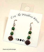 Load image into Gallery viewer, Over the Maritime Moon Earrings
