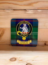 Load image into Gallery viewer, Scottish Clan Crest & Tartan Coasters