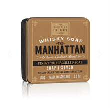 Load image into Gallery viewer, The Scottish Fine Soaps Co Whiskey Tin Bar Soaps 100g