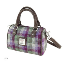 Load image into Gallery viewer, Harris Tweed Kilbride Mini Bowling Handbag with Shoulder Strap (21 Variants)