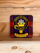 Load image into Gallery viewer, Scottish Clan Crest & Tartan Coasters