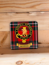 Load image into Gallery viewer, Scottish Clan Crest & Tartan Coasters