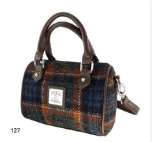 Load image into Gallery viewer, Harris Tweed Kilbride Mini Bowling Handbag with Shoulder Strap (21 Variants)