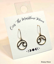 Load image into Gallery viewer, Over the Maritime Moon Earrings