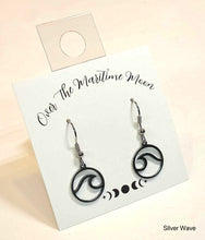 Load image into Gallery viewer, Over the Maritime Moon Earrings