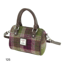 Load image into Gallery viewer, Harris Tweed Kilbride Mini Bowling Handbag with Shoulder Strap (21 Variants)