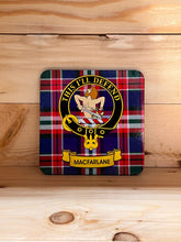 Load image into Gallery viewer, Scottish Clan Crest & Tartan Coasters