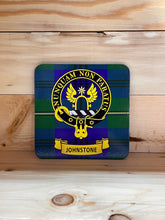 Load image into Gallery viewer, Scottish Clan Crest & Tartan Coasters