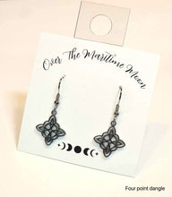 Load image into Gallery viewer, Over the Maritime Moon Earrings