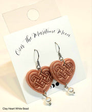 Load image into Gallery viewer, Over the Maritime Moon Earrings