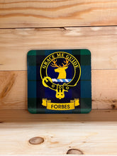 Load image into Gallery viewer, Scottish Clan Crest & Tartan Coasters