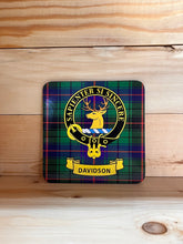 Load image into Gallery viewer, Scottish Clan Crest & Tartan Coasters