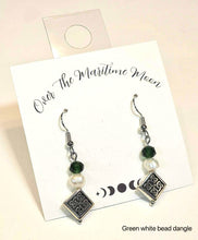 Load image into Gallery viewer, Over the Maritime Moon Earrings