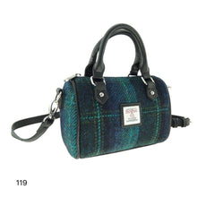 Load image into Gallery viewer, Harris Tweed Kilbride Mini Bowling Handbag with Shoulder Strap (21 Variants)