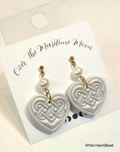 Load image into Gallery viewer, Over the Maritime Moon Earrings