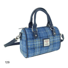 Load image into Gallery viewer, Harris Tweed Kilbride Mini Bowling Handbag with Shoulder Strap (21 Variants)