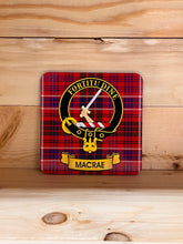 Load image into Gallery viewer, Scottish Clan Crest & Tartan Coasters
