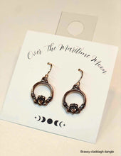 Load image into Gallery viewer, Over the Maritime Moon Earrings
