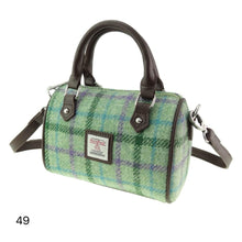 Load image into Gallery viewer, Harris Tweed Kilbride Mini Bowling Handbag with Shoulder Strap (21 Variants)