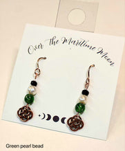 Load image into Gallery viewer, Over the Maritime Moon Earrings