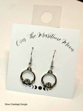 Load image into Gallery viewer, Over the Maritime Moon Earrings