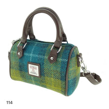 Load image into Gallery viewer, Harris Tweed Kilbride Mini Bowling Handbag with Shoulder Strap (21 Variants)