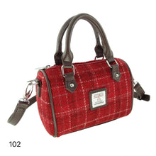 Load image into Gallery viewer, Harris Tweed Kilbride Mini Bowling Handbag with Shoulder Strap (21 Variants)