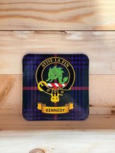 Load image into Gallery viewer, Scottish Clan Crest & Tartan Coasters