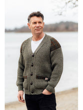 Load image into Gallery viewer, Niffi Ecosse x Harris Tweed Hand Knit Laird Cardigan
