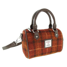 Load image into Gallery viewer, Harris Tweed Kilbride Mini Bowling Handbag with Shoulder Strap (21 Variants)