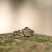 Load image into Gallery viewer, Boru Contemporary Ladies Pave Claddagh Ring
