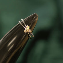 Load image into Gallery viewer, Boru Celtic Trinity Knot Silver & 10K Ladies Ring