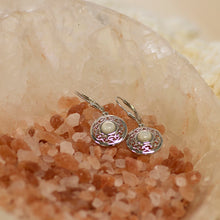 Load image into Gallery viewer, Boru Arian Celtic Knot Drop Earrings with Mother of Pearl
