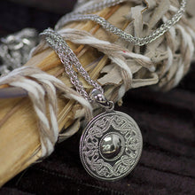 Load image into Gallery viewer, Boru Celtic Warrior Small Disc Pendant