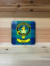 Load image into Gallery viewer, Scottish Clan Crest & Tartan Coasters