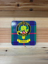 Load image into Gallery viewer, Scottish Clan Crest & Tartan Coasters