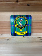 Load image into Gallery viewer, Scottish Clan Crest & Tartan Coasters