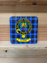 Load image into Gallery viewer, Scottish Clan Crest & Tartan Coasters