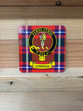 Load image into Gallery viewer, Scottish Clan Crest & Tartan Coasters