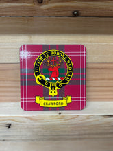 Load image into Gallery viewer, Scottish Clan Crest & Tartan Coasters