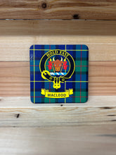 Load image into Gallery viewer, Scottish Clan Crest & Tartan Coasters