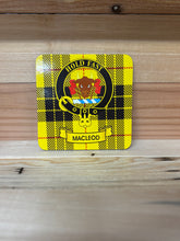 Load image into Gallery viewer, Scottish Clan Crest & Tartan Coasters